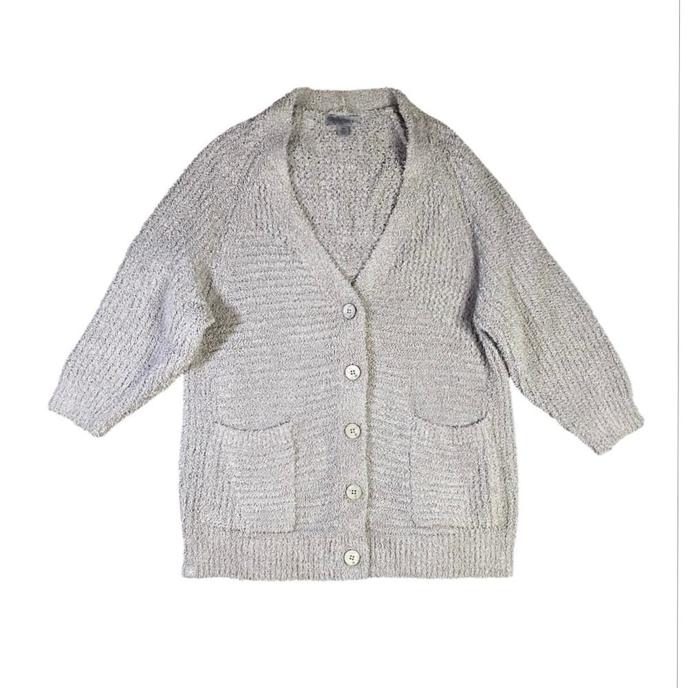 Barefoot Dreams CozyChic Lite 3/4 Sleeve Oversized Cardigan - XS
